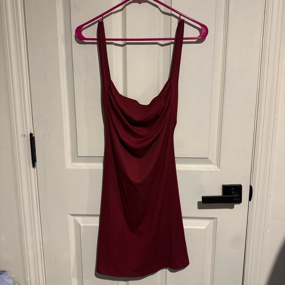 Cider Dresses & Skirts - Cider Burgundy Women's Open Back Dress Size Medium